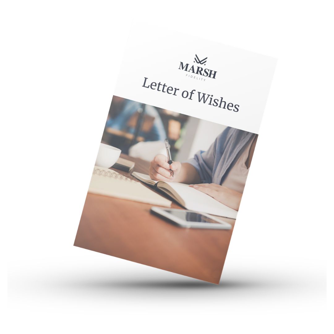 Marsh Fidelity Letter Of Wishes Template download